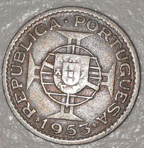 1953 - 2.5 ESCUDOS - MOCAMBIQUE - MOZAMBIQUE - (Copper-Nickel)